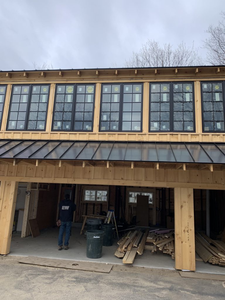 Pella Windows for a Contemporary Barn Project in Sherborn MA