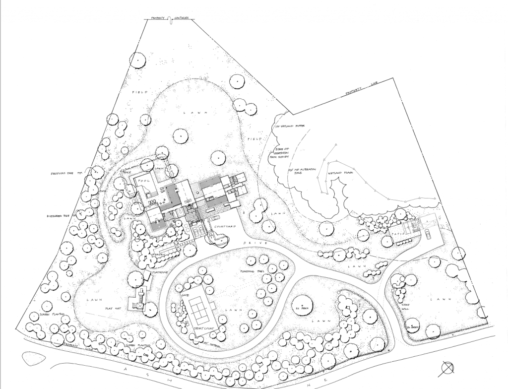 Overhead Plans for New Construction in Sherborn MA