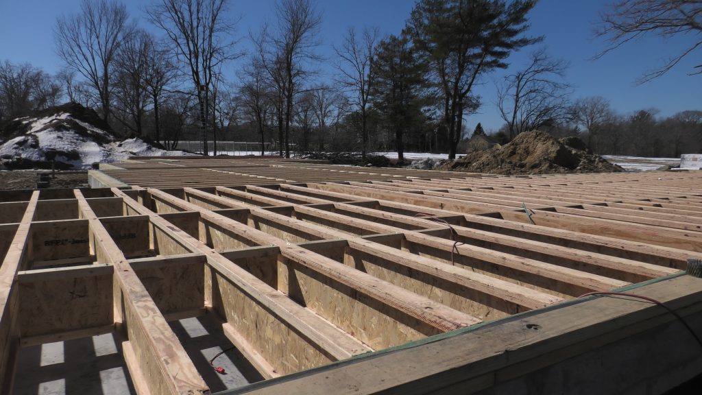 contemporary house floor framing