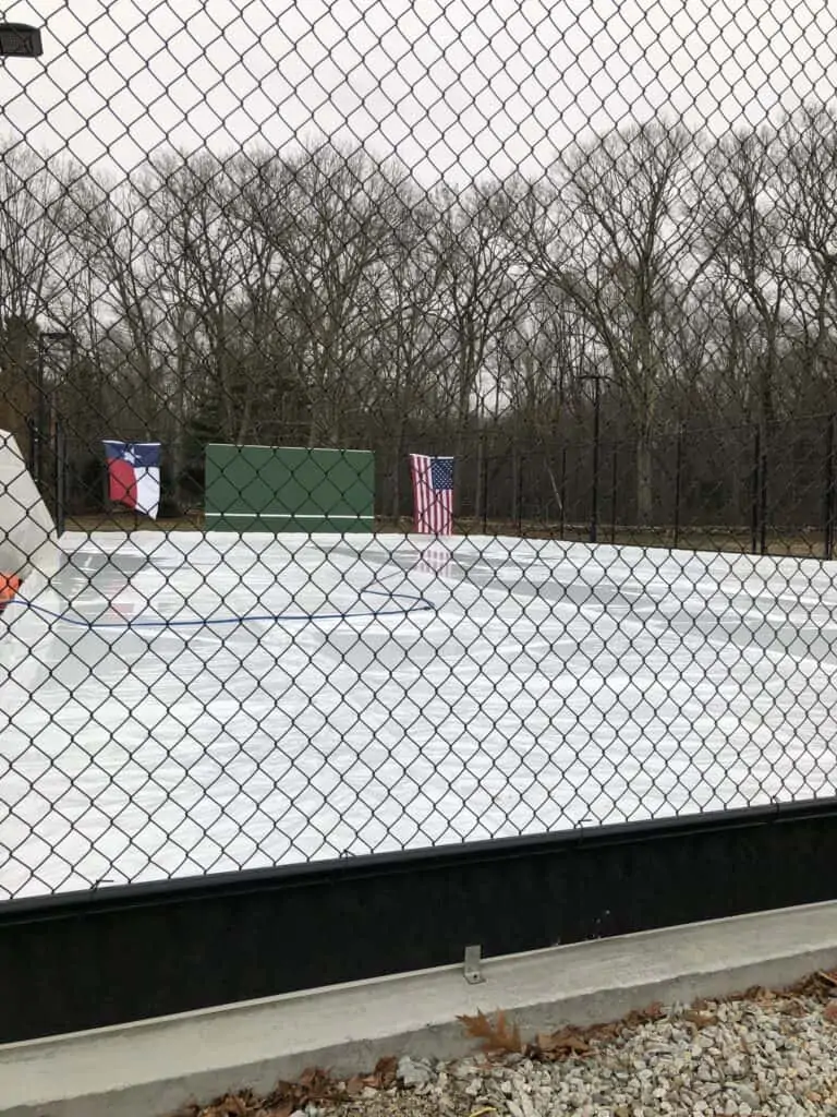 Flooding Ice Rink - Sherborn Farmhouse