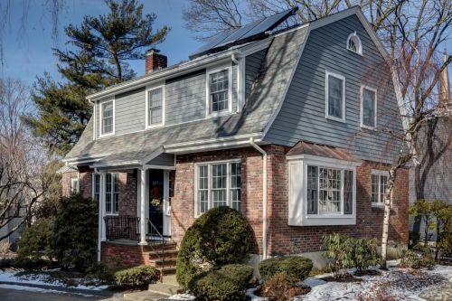 Exterior House Wellesley Basement Remodel Contemporary Design Build