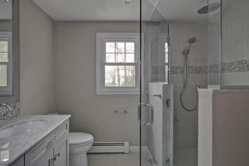 Glass Shower Ashland MA Contemporary Design Build