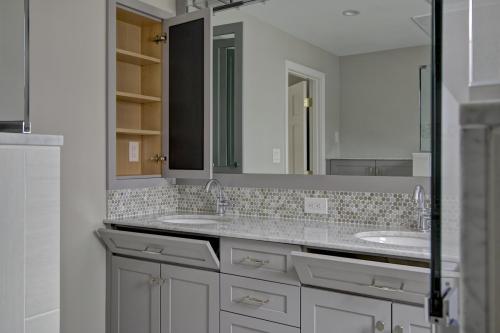 Bathroom Cabinetry Ashland MA Contemporary Design Build