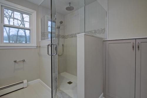 Master Bathroom Glass Shower Ashland MA Contemporary Design Build