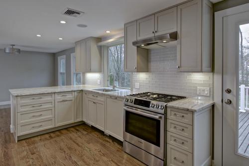 Kitchen Cabinets and Oven Ashland MA Contemporary Design Build