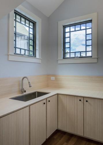 Bamboo Counters and Sink Watertown MA Contemporary Design Build