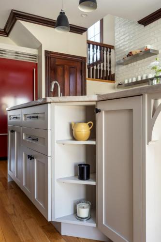 Kitchen Island Storage West Roxbury MA Contemporary Design Build