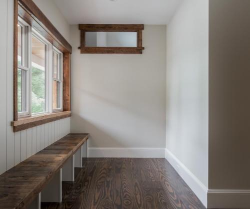 Mud Room Seating Contemporary Design Sherborn MA