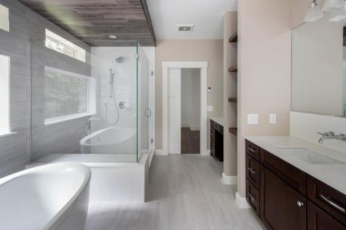 Master Bathroom Contemporary Design Sherborn MA