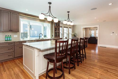 Kitchen Windows Bright Belmont MA Contemporary Design