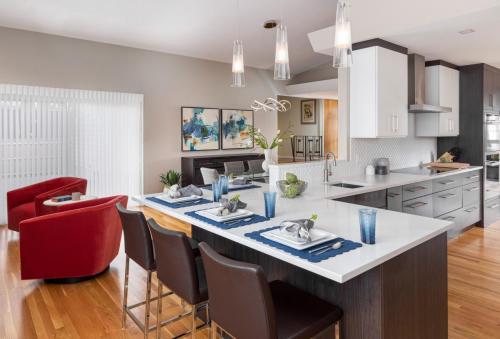 Kitchen Counter Contemporary Design Newton MA