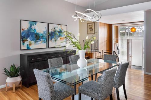 Dining Room Contemporary Design Newton MA