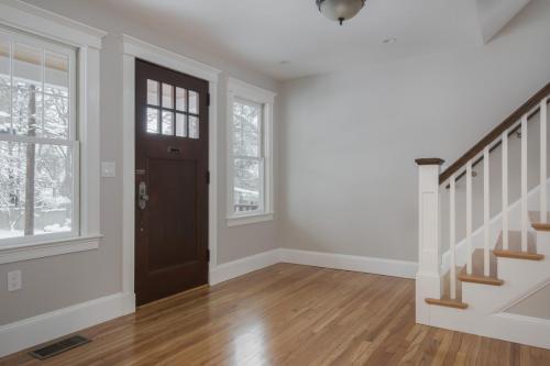 Front Entryway 2 Bright Belmont MA Contemporary Design