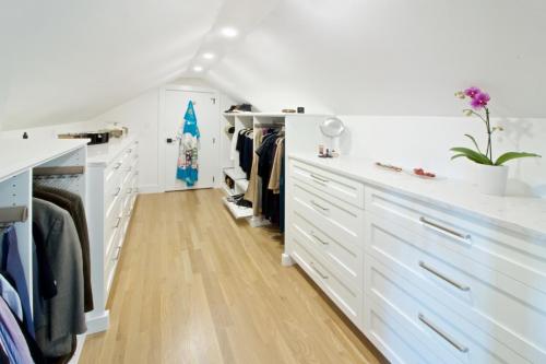 Walk In Closet Contemporary Design in Weston MA