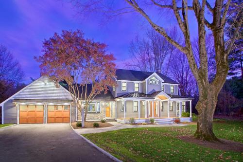 Weston Remodel Front Yard Night 